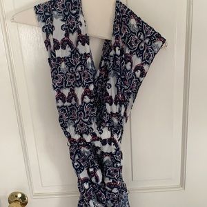 Tie top floral patterned romper
